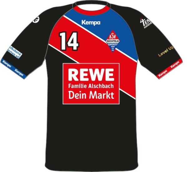 Original Kempa ASV Trikot Schwarz